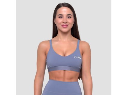 Sportovní podprsenka String Essence Denim Blue - GymBeam