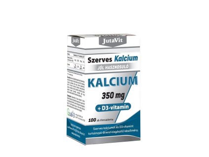 JUTAVIT SZERVES KALCIUM 350MG plus D3 VITAMIN 100