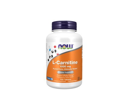 Now Foods Carnitine Tartrate 1000 mg 100 tablet