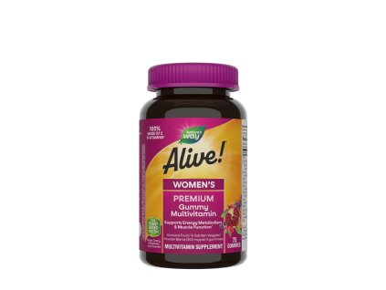 Natures Way Alive! Premium Women’s Gummy Multivitamin 75 želé