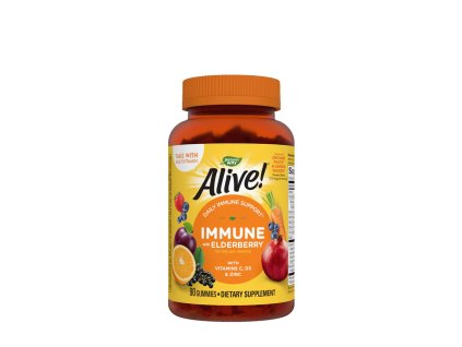 Nature's Way Alive!® Premium Immune Gummies 90 gummies (Příchuť Třešeň a hroznové víno)