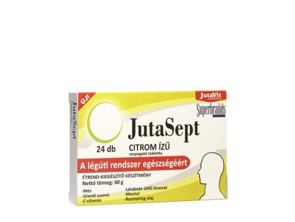 JutaVit JutaSept Lozenges 24 tablet (Příchuť Citron)