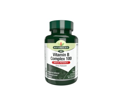 Natures Aid Vitamin B Complex 100 60 tablet