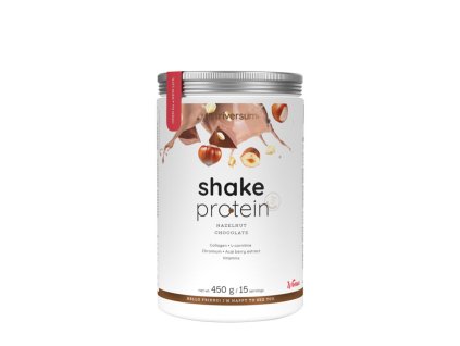 Nutriversum Shake Whey Protein 450 g (Příchuť Oříšková čokoláda)
