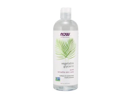 Now Foods Rostlinný glycerin - hydratační a čistící krém 473 ml
