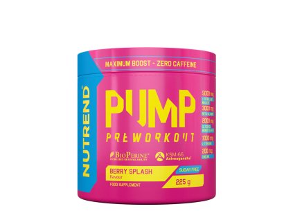 Nutrend PUMP 225 g (Příchuť Berry Splash)