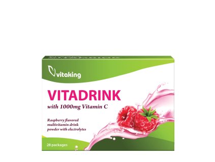 Vitaking Vitadrink Multivitamin 28 sáčků (Příchuť Malina)