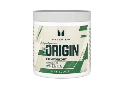 MyProtein Origin Pre-Workout Dry Scoop 288 g (Příchuť kyselé jablko)