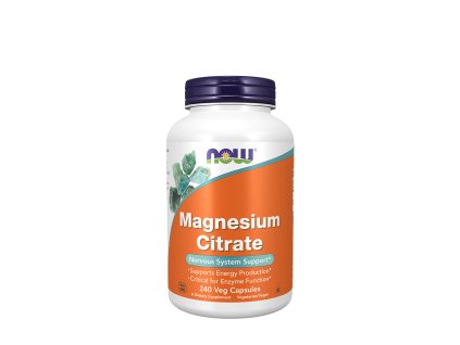 Now Foods Magnesium Citrate 240 veg kapslí
