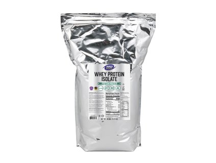 Now Foods Whey Protein Isolate 4540 g (Příchuť Bez příchutě)