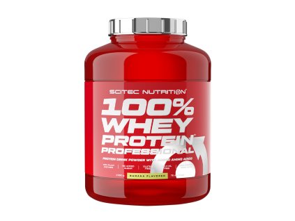 Scitec 100% Whey Protein Professional 2350 g (Příchuť Banán)