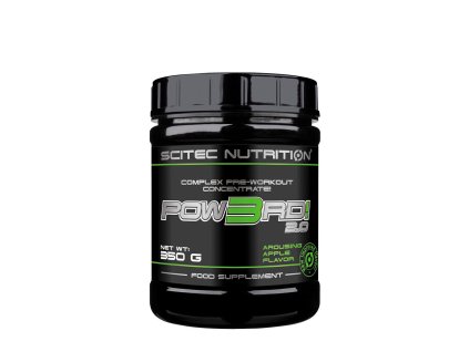 Scitec Nutrition Pow3rd! 2.0 350 g (Příchuť Jablko)