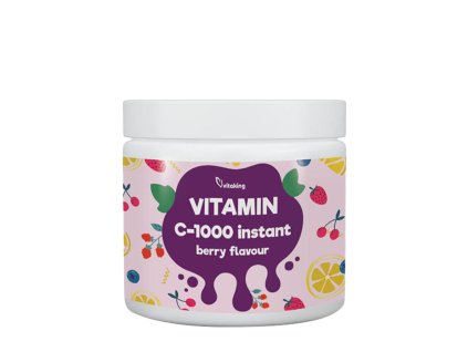 Vitaking Instant Supreme Vitamin C Powder 400 g (Příchuť Ostružina)