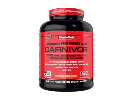 MuscleMeds Carnivor 100 Beef Protein 1680 g (Příchuť Cinnamon Toast Cereal)