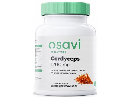 OSAVI Cordyceps Kordyceps 1200mg 60kaps Maczuznik