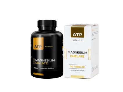 AKCE ATP Nutrition Magnesium Malate 180 tob + ZDARMA Magnesium Chelate 90 tob