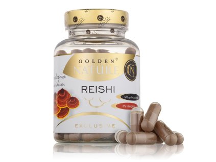 Golden Nature Exclusive Reishi 50% polysacharidů 100 kapslí