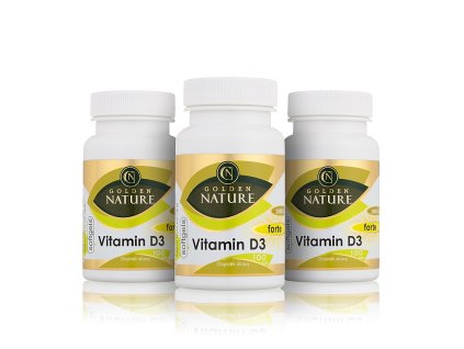 2+1 Golden Nature Vitamin D3 2000 I.U. softgel 300 cps.
