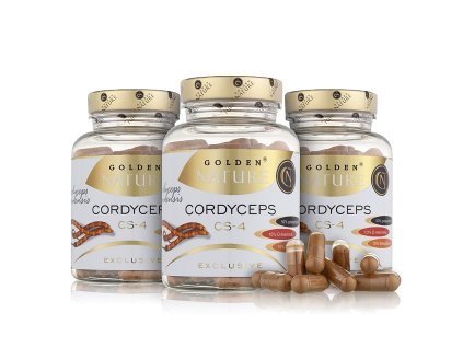 2+1 GN Exclusive Cordyceps sinensis CS-4 50% polysacharidů 300 cps.