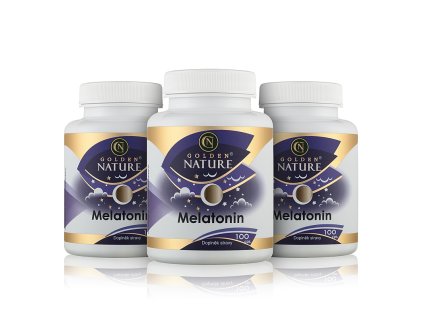 2+1 Golden Nature Melatonin 300 cps.