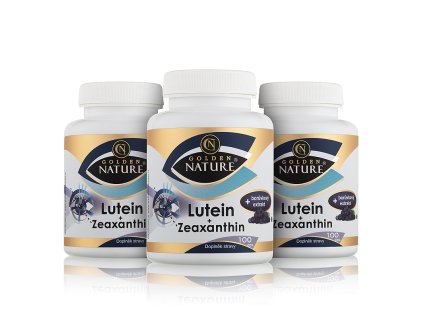 2+1 Golden Nature Lutein+Zeaxanthin 300 cps.
