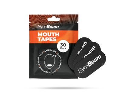 Pásky na ústa 30Pack – GymBeam (Barva černá)