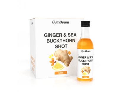 Zázvorový shot s rakytníkem - GymBeam (Balení (ml) 9 x 50 ml)