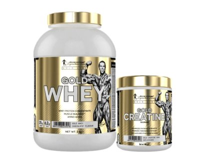 AKCE Kevin Levrone Gold Whey 2000 g + ZDARMA Gold Creatine 300 g (Příchuť čokoláda)