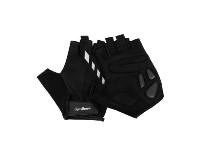 Cyklistické rukavice Half-Finger - GymBeam (Velikost S, Barva černá)