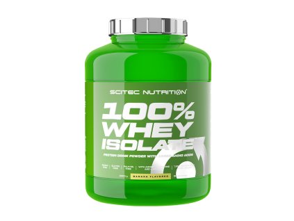 Scitec Nutrition 100% Whey Isolate 2000 g (Příchuť Banán)