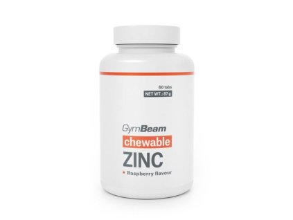 Chewable zinc tablets - GymBeam (Příchuť malina, Tablety 60 tab.)
