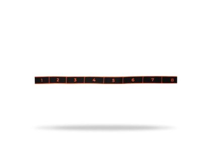 Yoga Stretching Band - GymBeam (Barva černá)