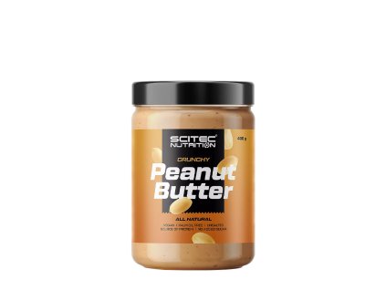 Scitec PEANUT BUTTER Crunchy 400 g (Příchuť Křupavé)