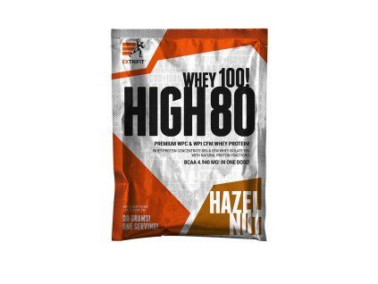 Extrifit High Whey 80 30 g hazelnut (Příchuť oříšek)