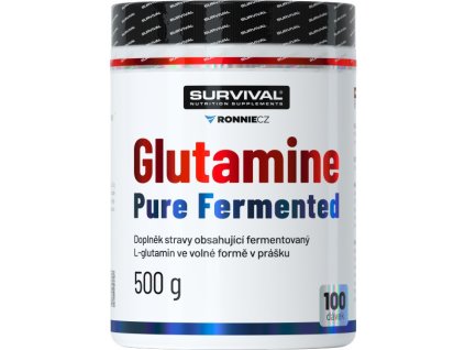 Survival Glutamine Pure Fermented - 500 g (Velikost 500 g)