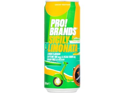 First Class Brands of Sweden AB Pro! Brands BCAA Drink - 330 ml, malina (Příchuť malina, Velikost 330 ml)