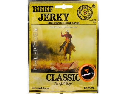 Bullseye Meats Sušené maso Bullseye Meats Beef Jerky - 50 g, classic (Příchuť classic, Velikost 50 g)