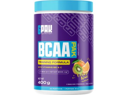 6Pak Nutrition BCAA Instant Pak - 400 g, kaktus-citron (Příchuť kaktus-citron, Velikost 400 g)