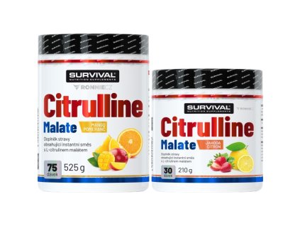 Survival Citrulline Malate - akce 525 g + 210 g zdarma (Velikost 1 pack)