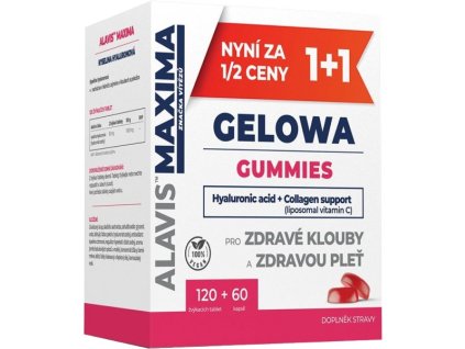 Alavis Maxima Gelowa Gummies (Velikost 120 želé + 60 cps)