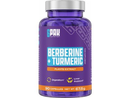 6Pak Nutrition Berberin + kurkuma (Velikost 90 cps)