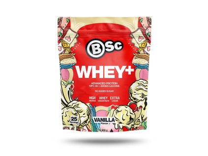 BSC Whey+ 900 g (Příchuť vanilka)
