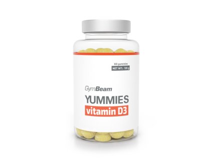 Vitamín D3 Yummies - GymBeam (Balení (g) 120 g)