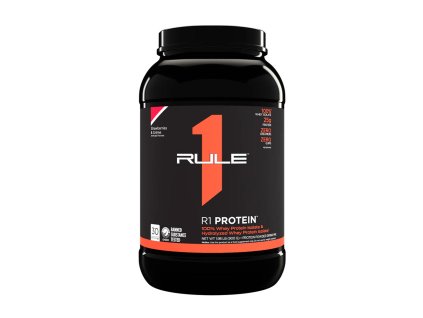 Rule1 R1 Protein - R1 Protein 908 g (Příchuť Jahody a smetana)