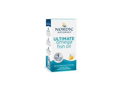 Nordic Naturals Ultimate Omega 1280 mg, citrón 120 softgel kapslí