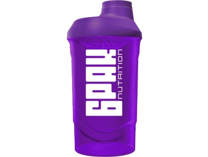 6Pak Nutrition Šejkr 6Pak - 500 ml (fialový) (Příchuť fialový - 500 ml)