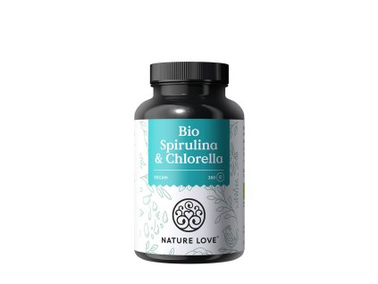 NL BIO SPIRULINA CHLORELLA 360 tbl1