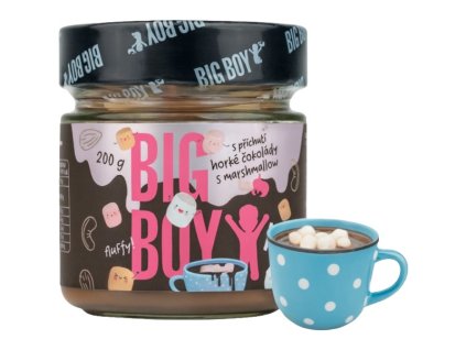 Big Boy Mandlovokešu krém s příchutí horké čokolády s marshmallow (Velikost 200 g)