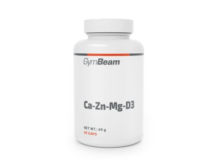 Vápník-zinek-magnézium-vitamín D3 - GymBeam (Kapsle 90 kaps.)