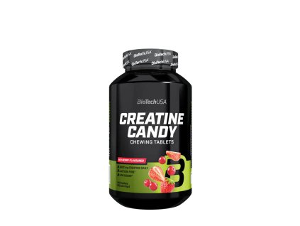 BioTech USA Creatine Candy 240 tablet (Příchuť Červené ovoce)